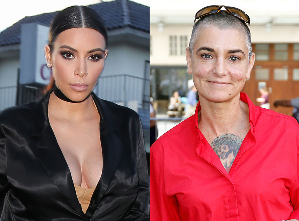 Kim Kardashian, Sinead O'Connor Kim Kardashian, Sinead O'Connor